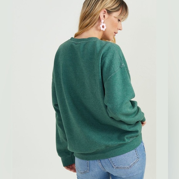 Alter’d State Thankful oversized crew neck sweatshirt size S M - Picture 2 of 6